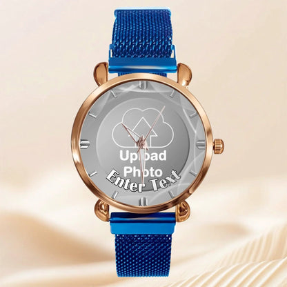 Watches With Customizable Dials - Personalized Dial Photos - A Unique And Special Commemorative Gift