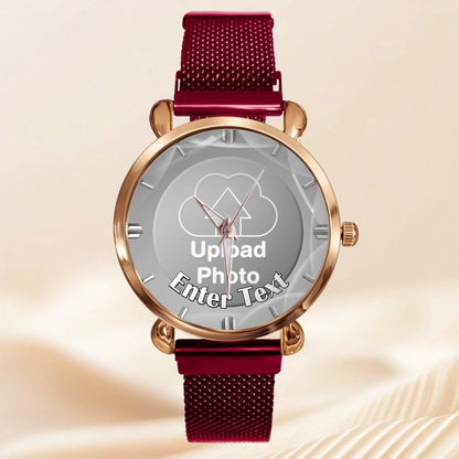 Watches With Customizable Dials - Personalized Dial Photos - A Unique And Special Commemorative Gift