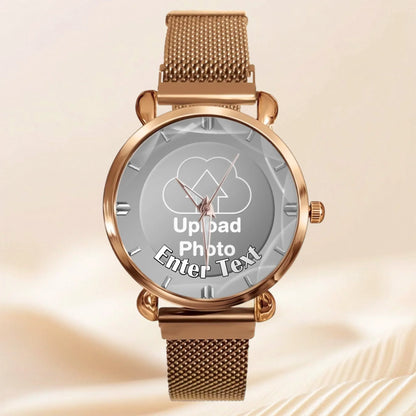 Watches With Customizable Dials - Personalized Dial Photos - A Unique And Special Commemorative Gift