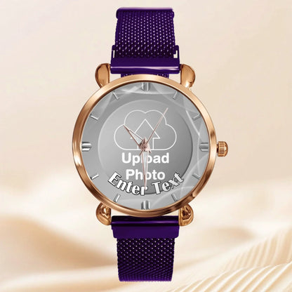 Watches With Customizable Dials - Personalized Dial Photos - A Unique And Special Commemorative Gift