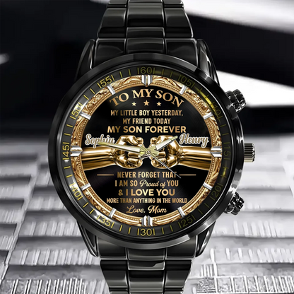 Custom Family Love Watch - Personalized Names & Relationship - Gift For Family