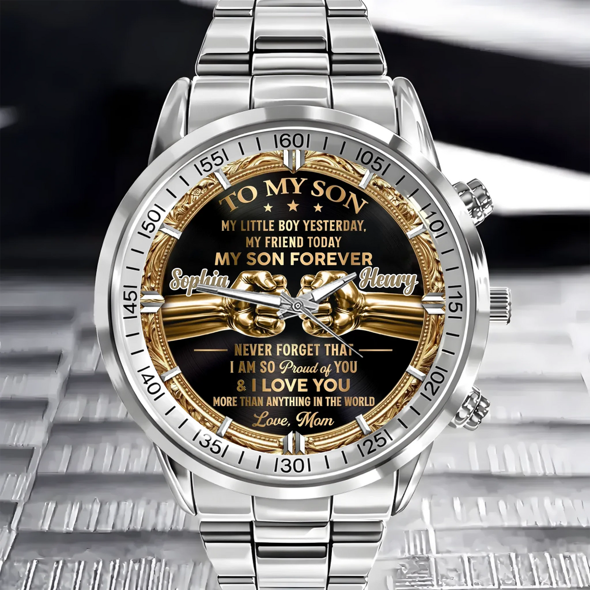Custom Family Love Watch - Personalized Names & Relationship - Gift For Family