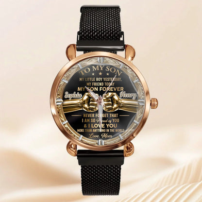 Custom Family Love Watch - Personalized Names & Relationship - Gift For Family