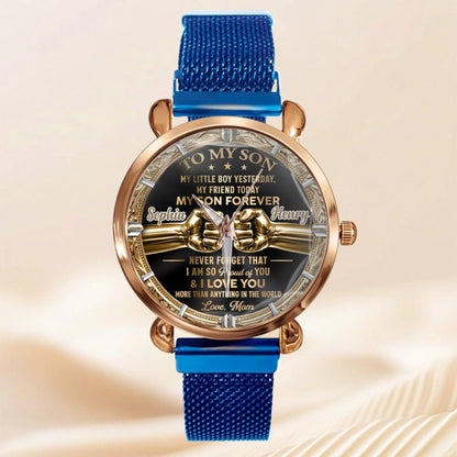 Custom Family Love Watch - Personalized Names & Relationship - Gift For Family