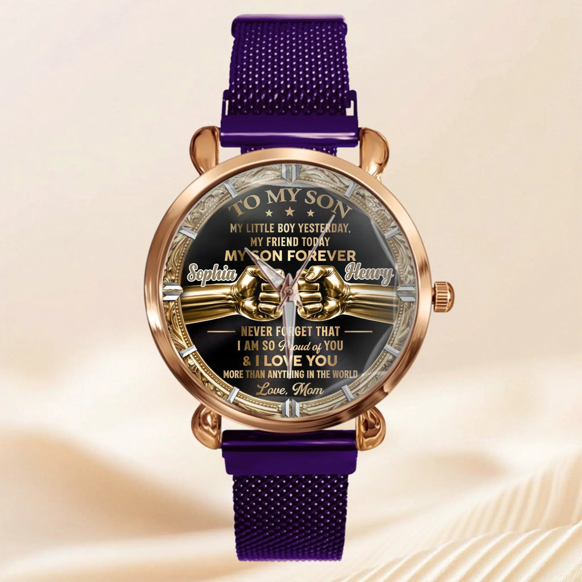 Custom Family Love Watch - Personalized Names & Relationship - Gift For Family