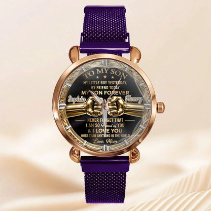 Custom Family Love Watch - Personalized Names & Relationship - Gift For Family