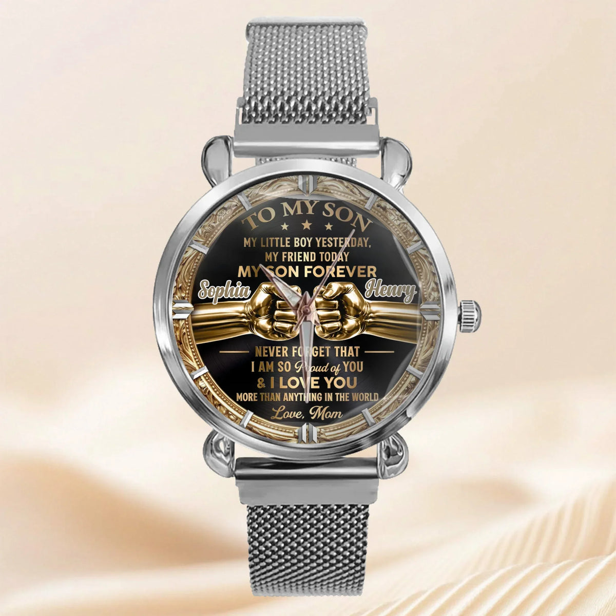 Custom Family Love Watch - Personalized Names & Relationship - Gift For Family