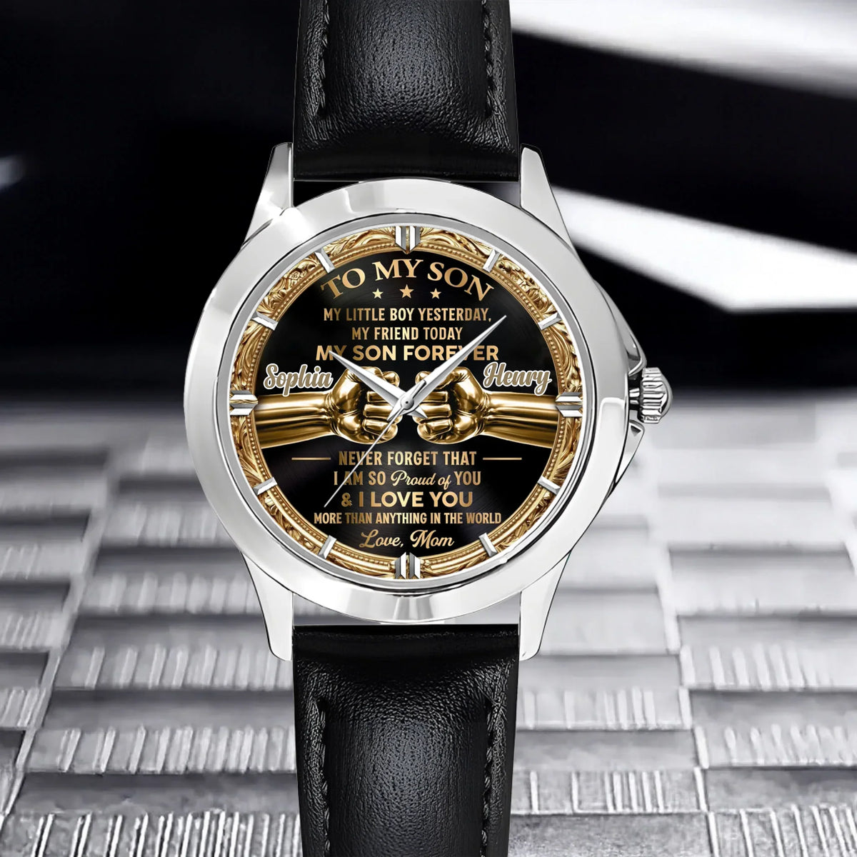 Custom Family Love Watch - Personalized Names & Relationship - Gift For Family