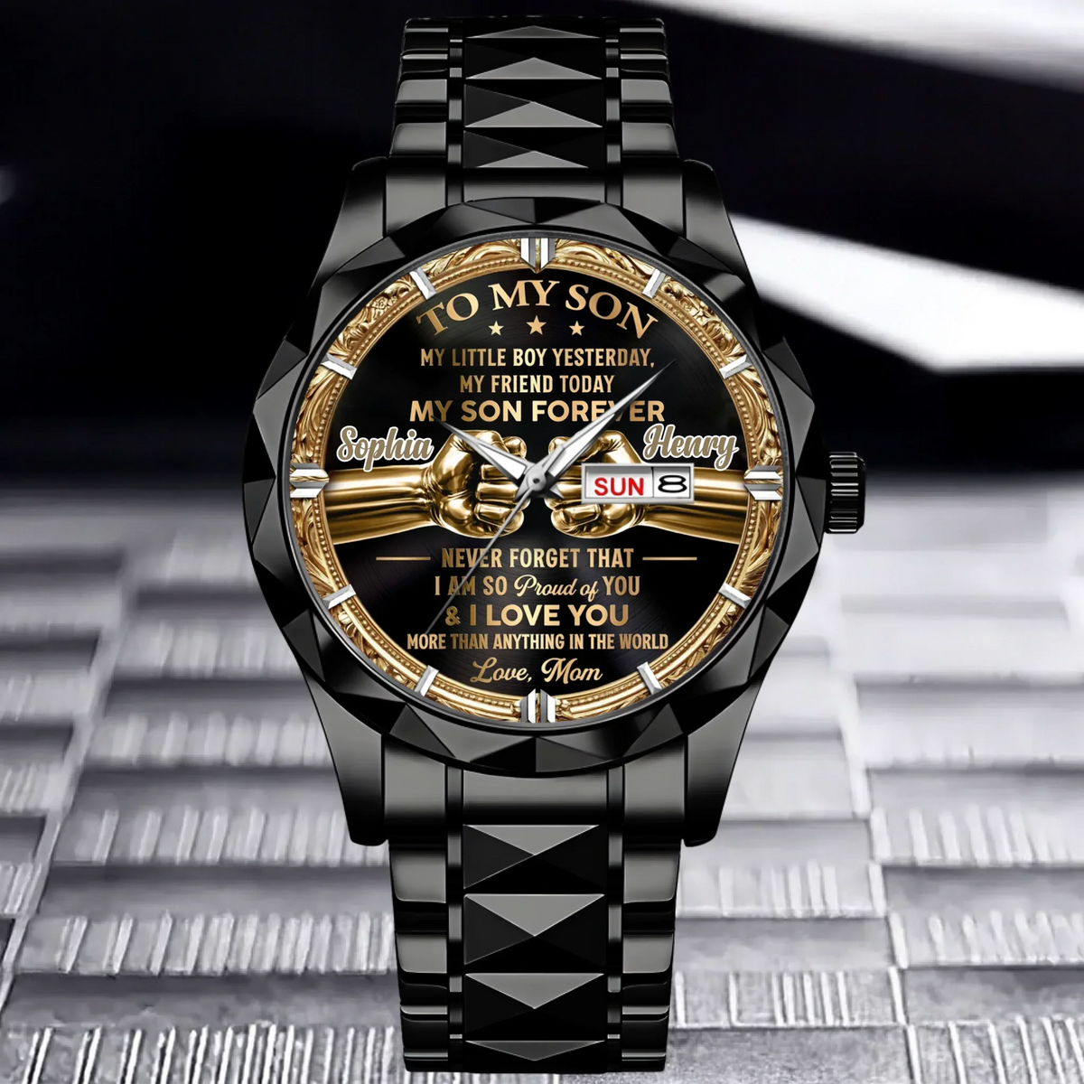 Custom Family Love Watch - Personalized Names & Relationship - Gift For Family