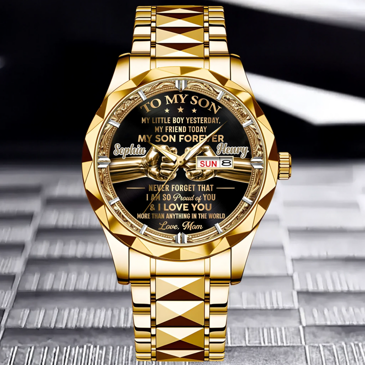 Custom Family Love Watch - Personalized Names & Relationship - Gift For Family