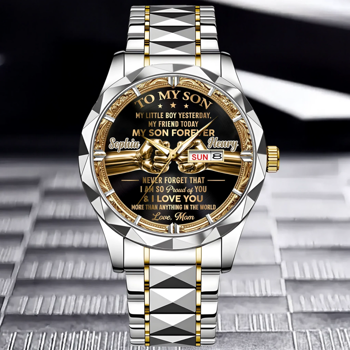 Custom Family Love Watch - Personalized Names & Relationship - Gift For Family