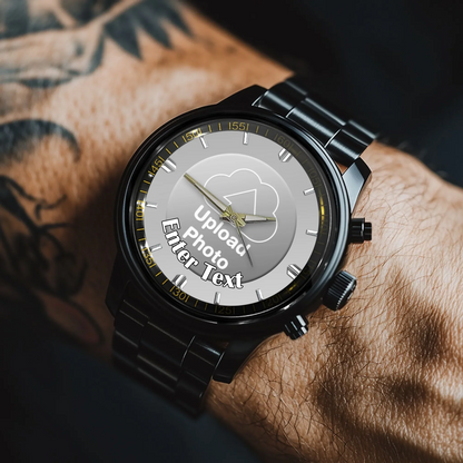 Watches With Customizable Dials - Personalized Dial Photos - A Unique And Special Commemorative Gift