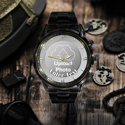 Watches With Customizable Dials - Personalized Dial Photos - A Unique And Special Commemorative Gift